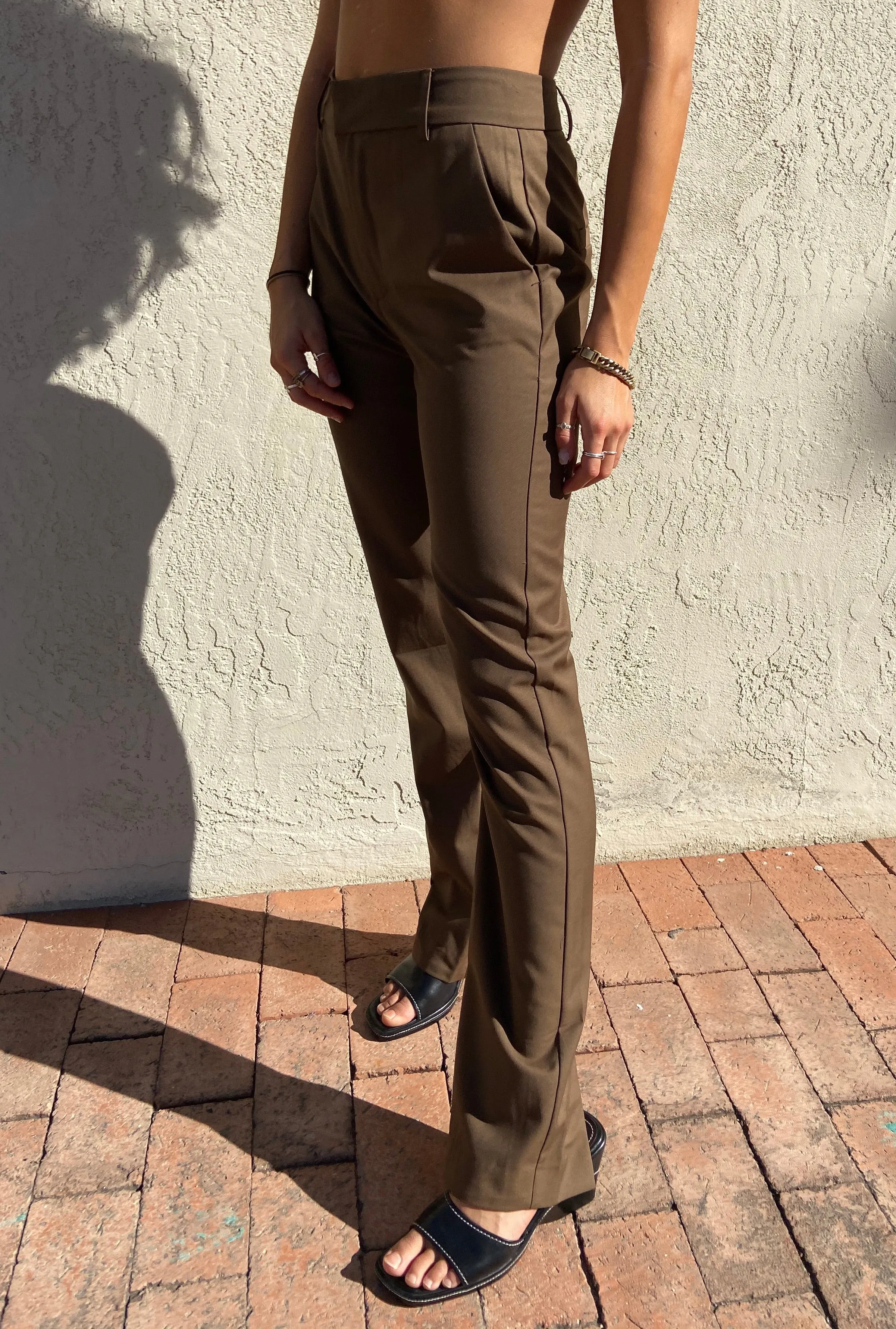 Chocolate Trouser Pants