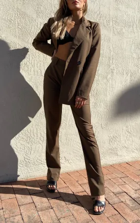 Chocolate Trouser Pants