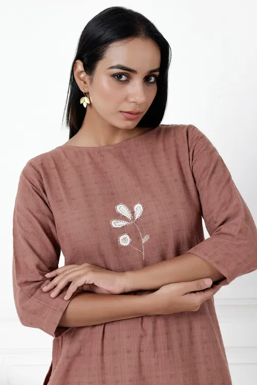 Coco Tulip  Handwoven Tunic Set