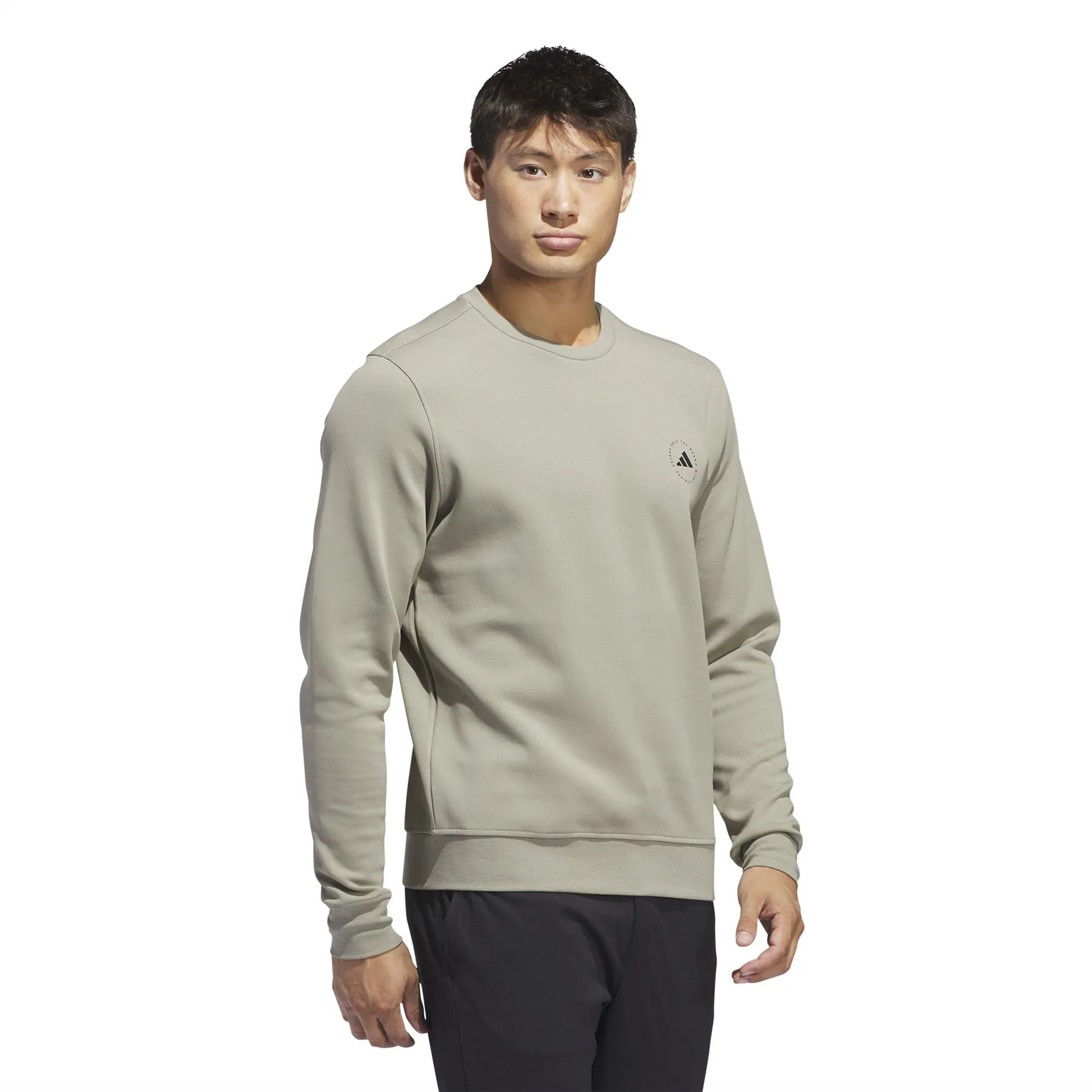 Core Crew Neck Regular Fit Sweatshirt Silver Pebble - SS24