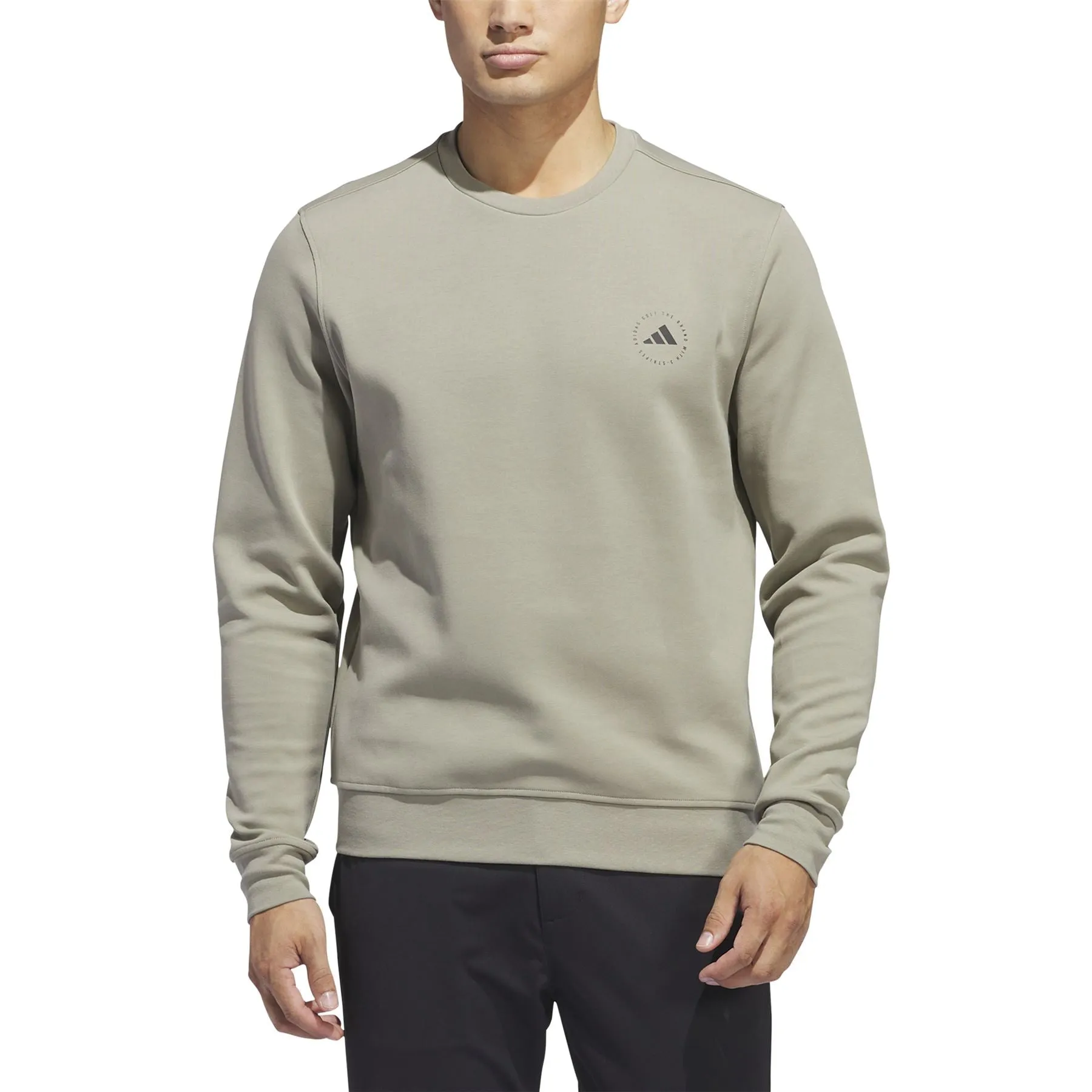 Core Crew Neck Regular Fit Sweatshirt Silver Pebble - SS24