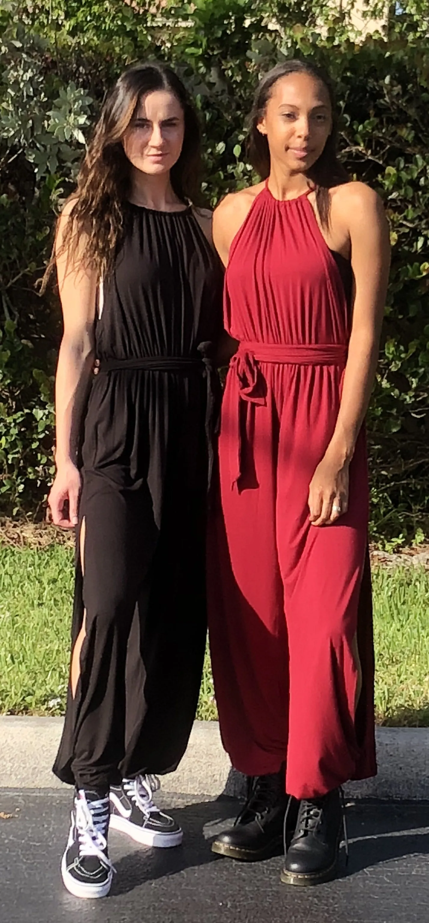 Day to Night Jumpsuit, Cranberry