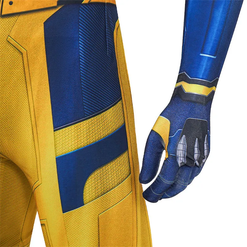 Deadpool 3 Wolverine Suit James Howlett Logan Jumpsuit Cosplay Costume