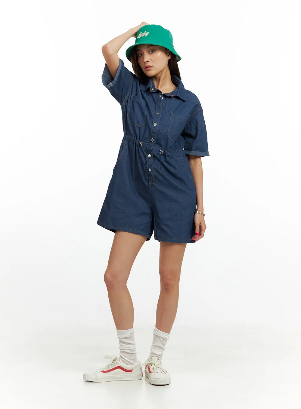 Denim Jumpsuit IU419