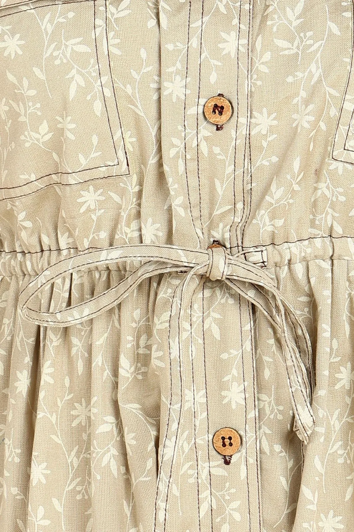 Ditsy Traveller's 100% Cotton Zipless Maternity Dress