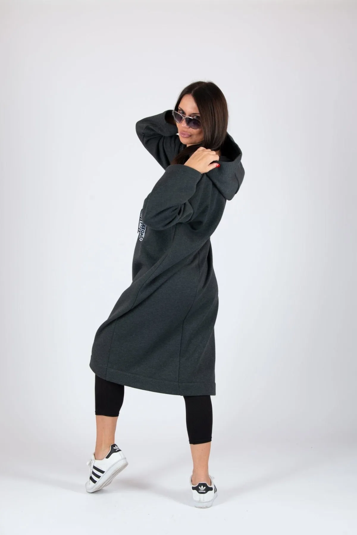 ELLA Loose Hooded Dress