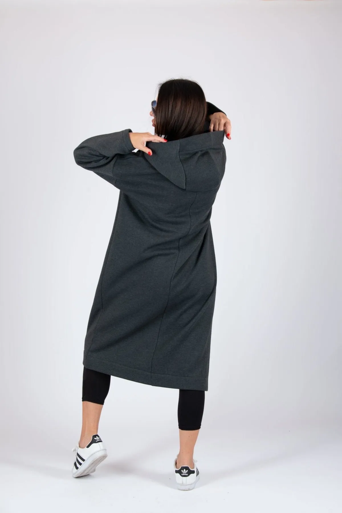 ELLA Loose Hooded Dress