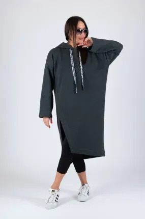 ELLA Loose Hooded Dress