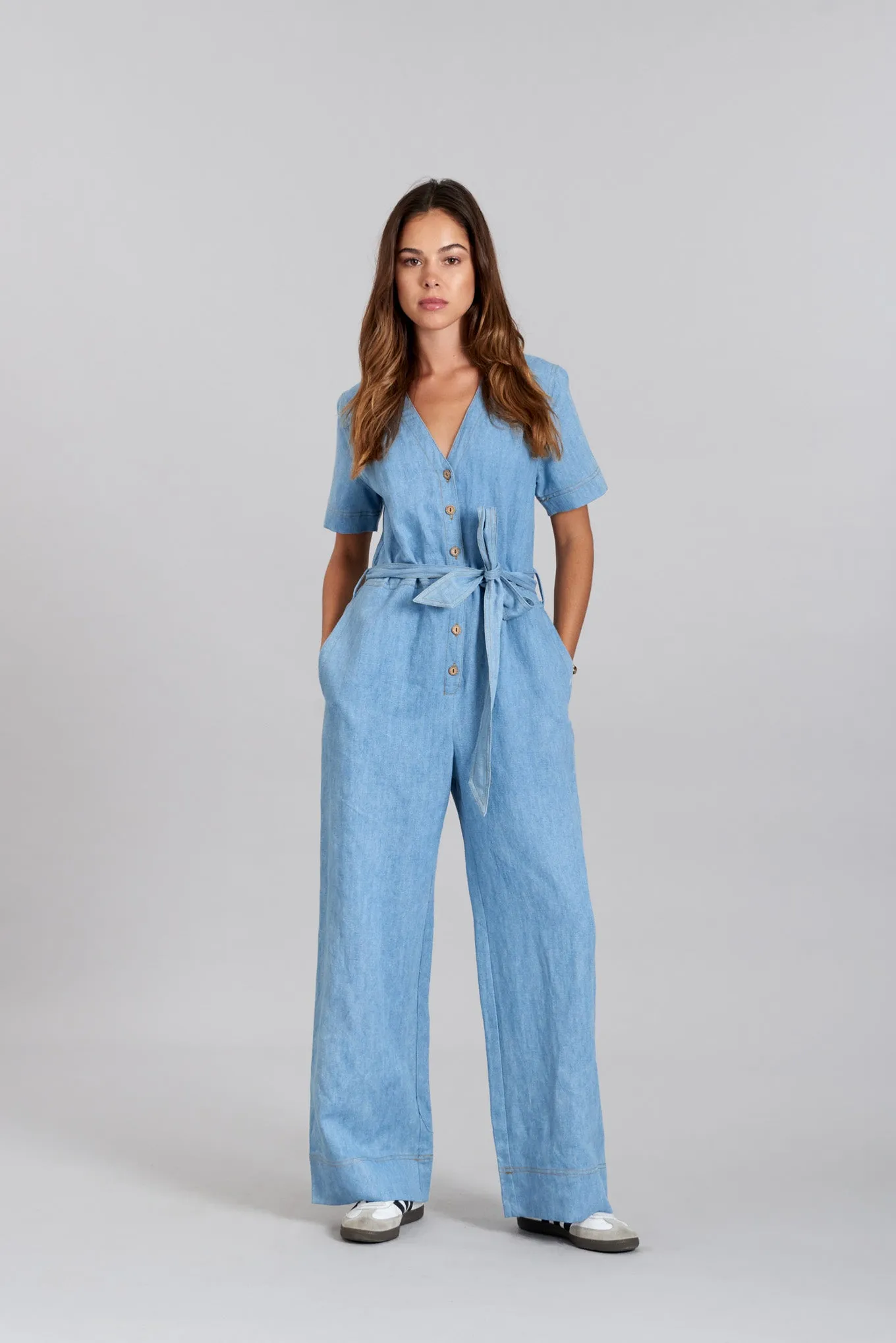 Elouise Jumpsuit Light Wash