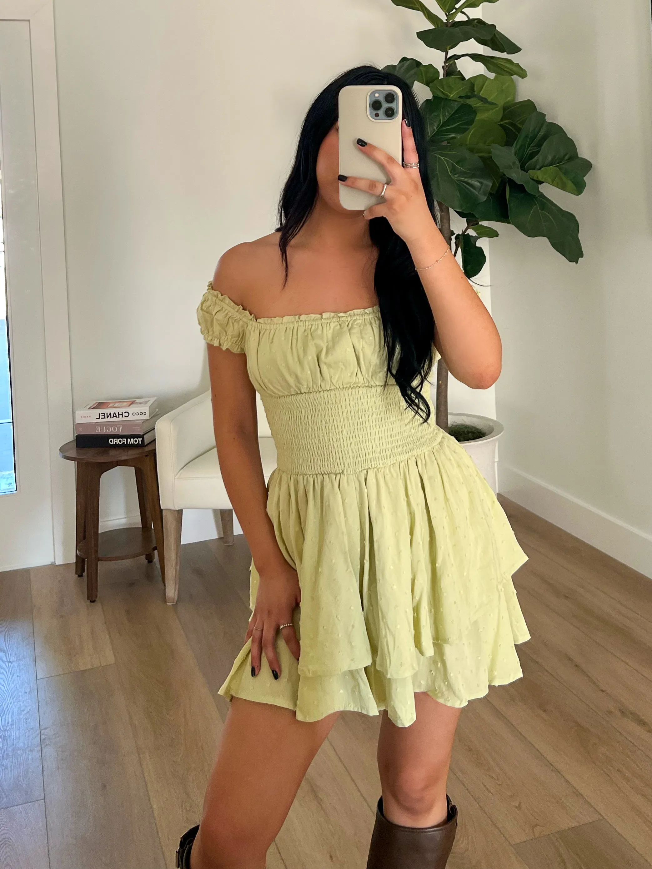Emily Flare Romper (Sage)