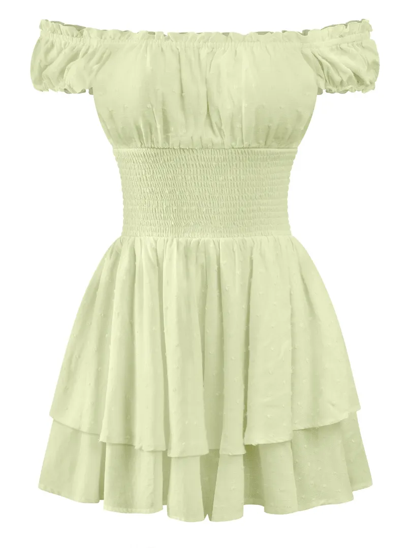 Emily Flare Romper (Sage)