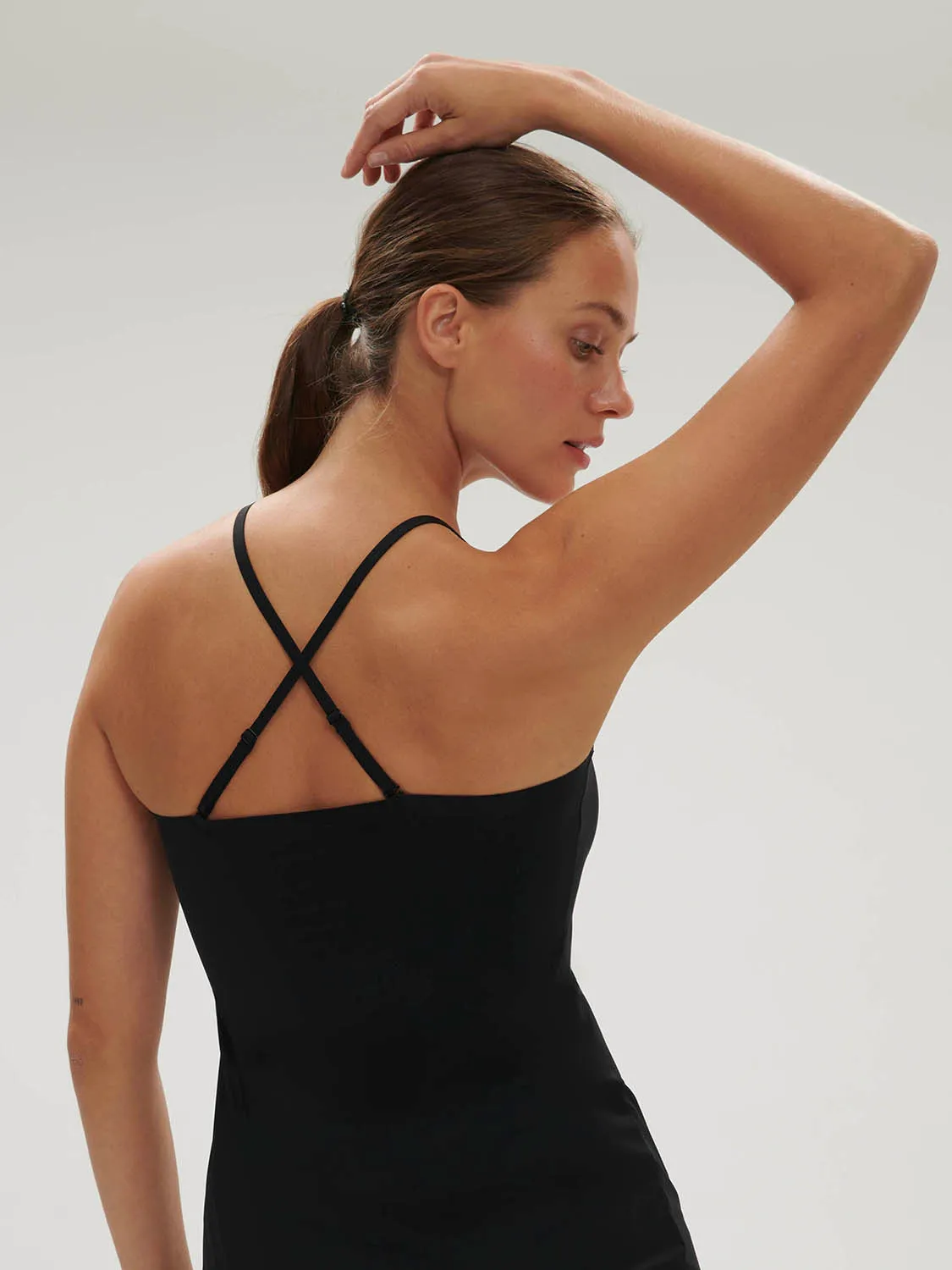 Essentiel Slip Dress - Black