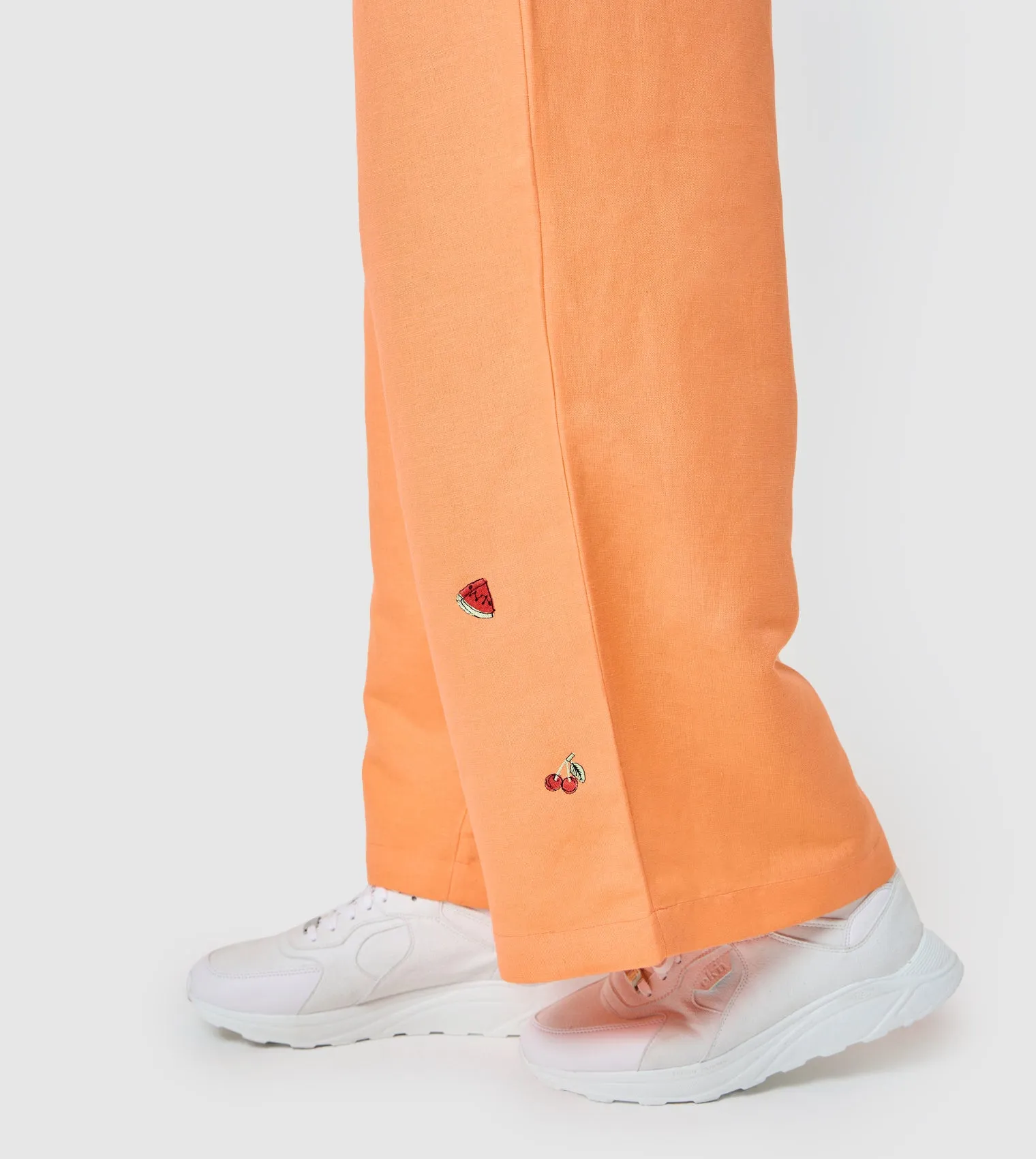 F5 High Waist Linen Pants