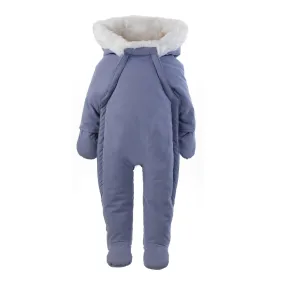 Faux Fur Trim Snowsuit