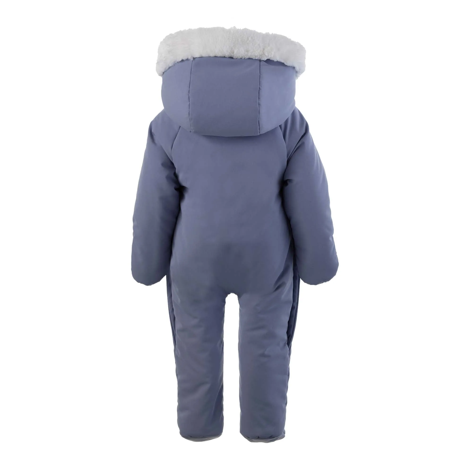 Faux Fur Trim Snowsuit
