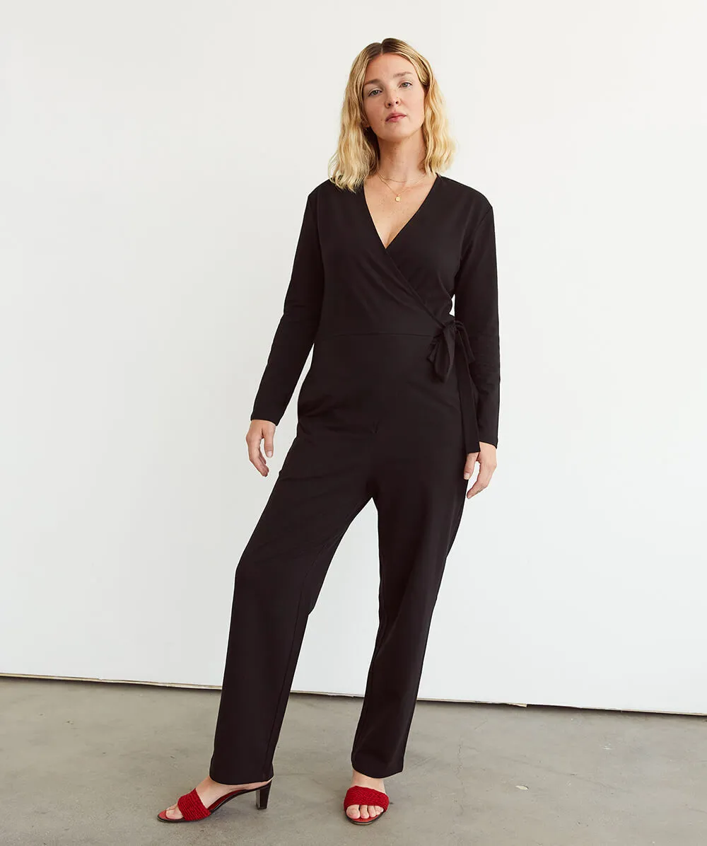 Flex Fit Wrap Jumpsuit