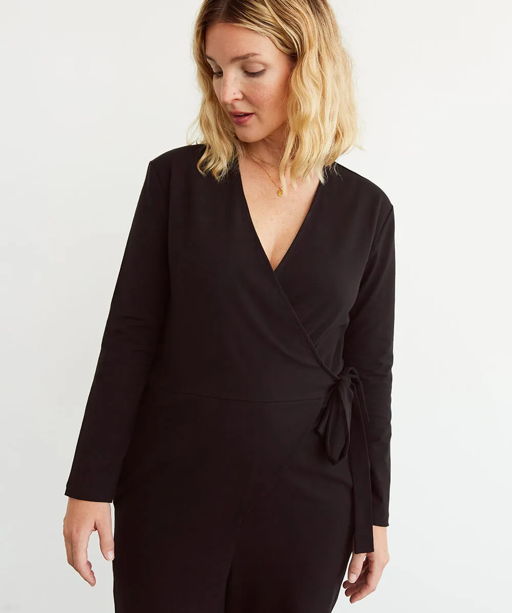 Flex Fit Wrap Jumpsuit
