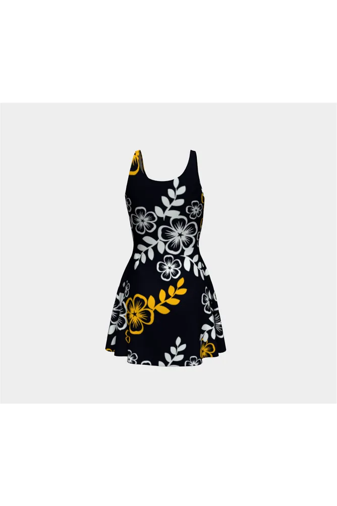 Floral Gold Flare Gold