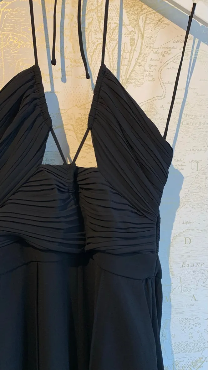 'Gala' Pleated Cutout Jumpsuit