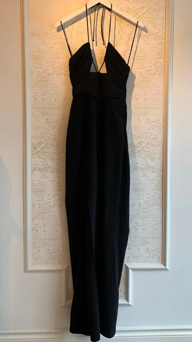 'Gala' Pleated Cutout Jumpsuit
