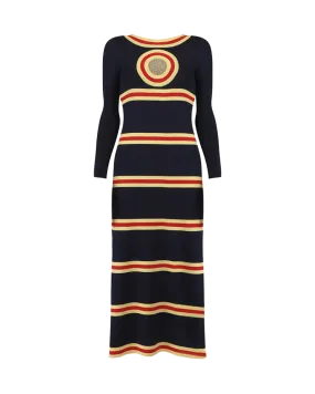 Geometric Knit Dress