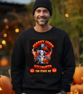Halloween Spooky Vibes Crewneck Sweatshirt