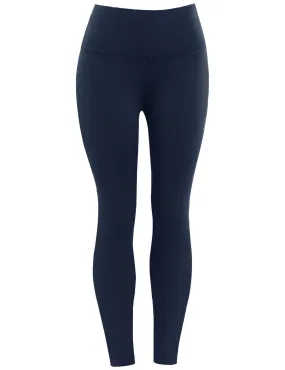 High Waist Biking Pants darknavy_Biking