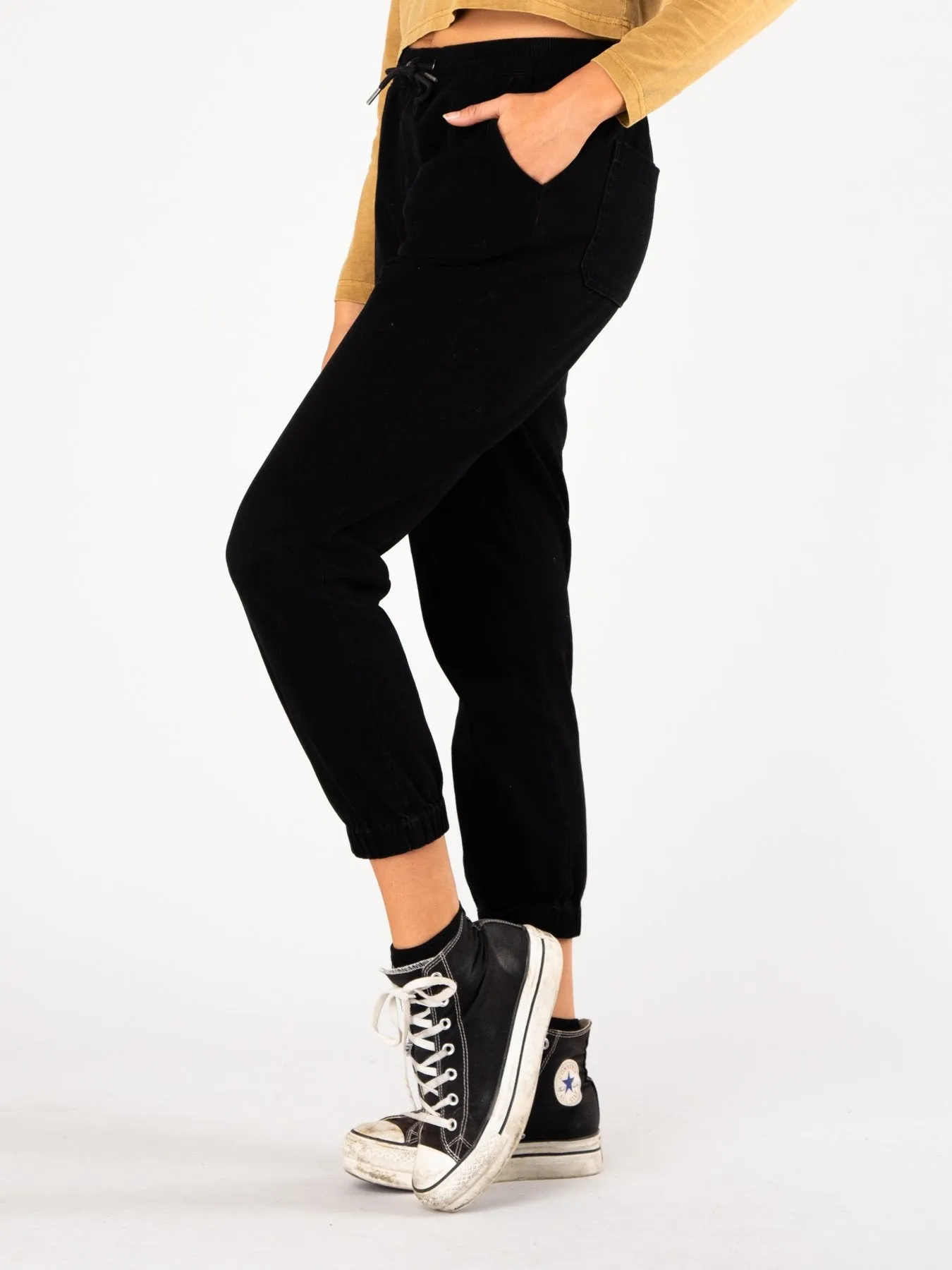 Hooky High Waist Pant - Black