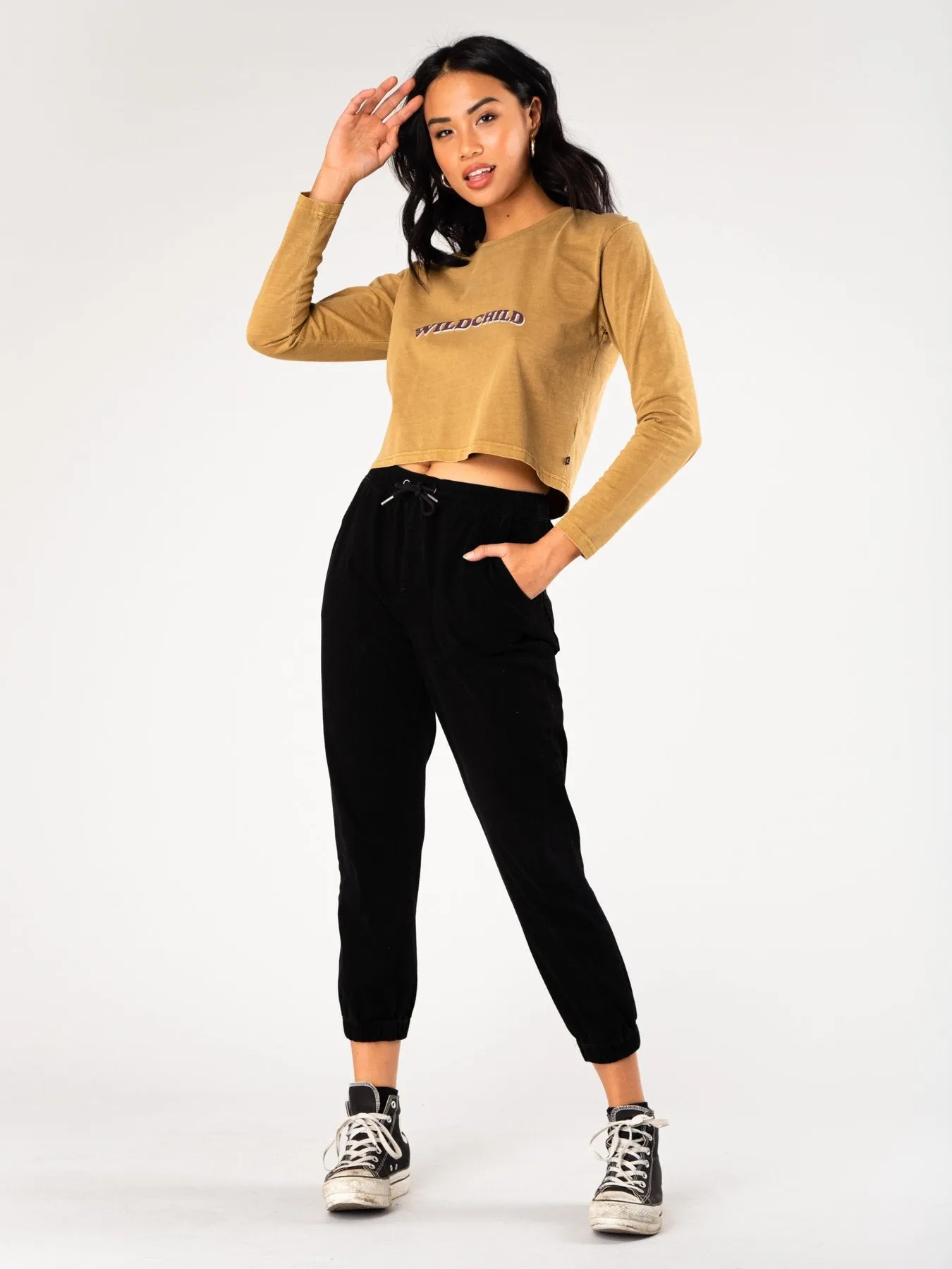 Hooky High Waist Pant - Black