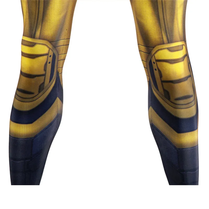 Hugh Jackman Superhero Wolverine Jumpsuit Deadpool 3 Wolverine Yellow Cosplay Costume Sleeveless Version