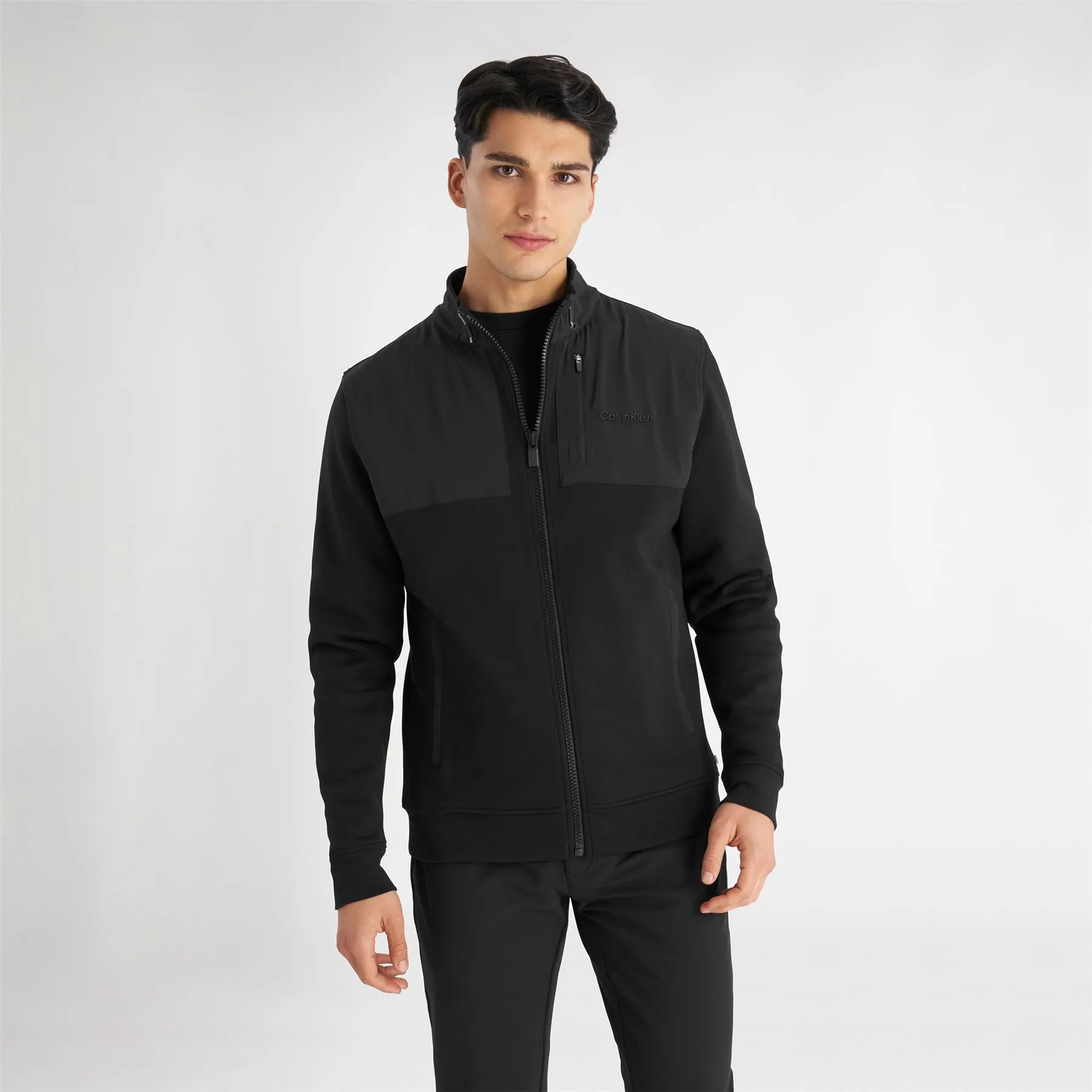 Hyper Tech Full Zip Sweatshirt Black - AW24