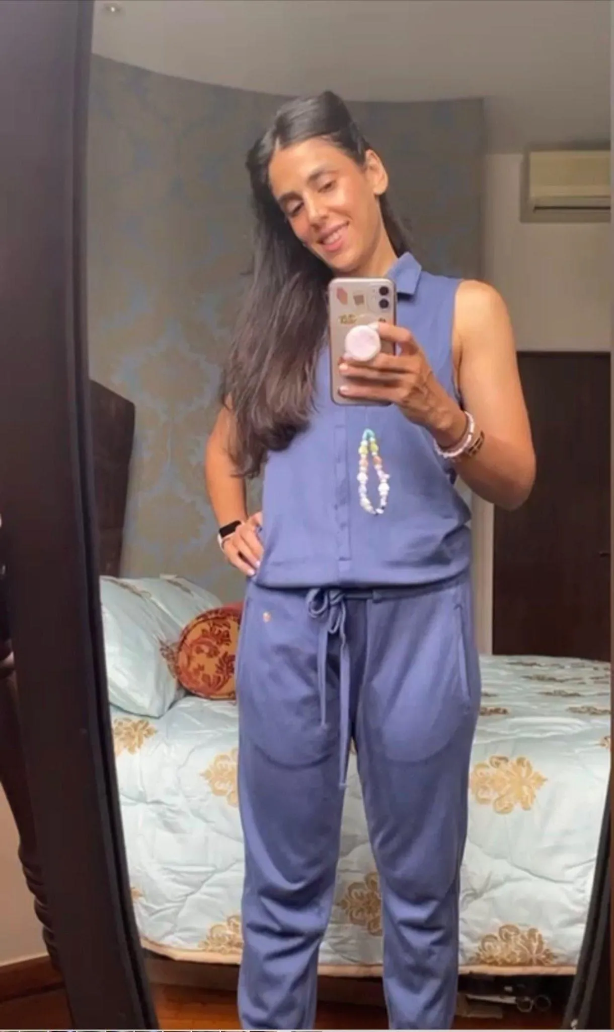 Indigo Jersey Jumpsuit