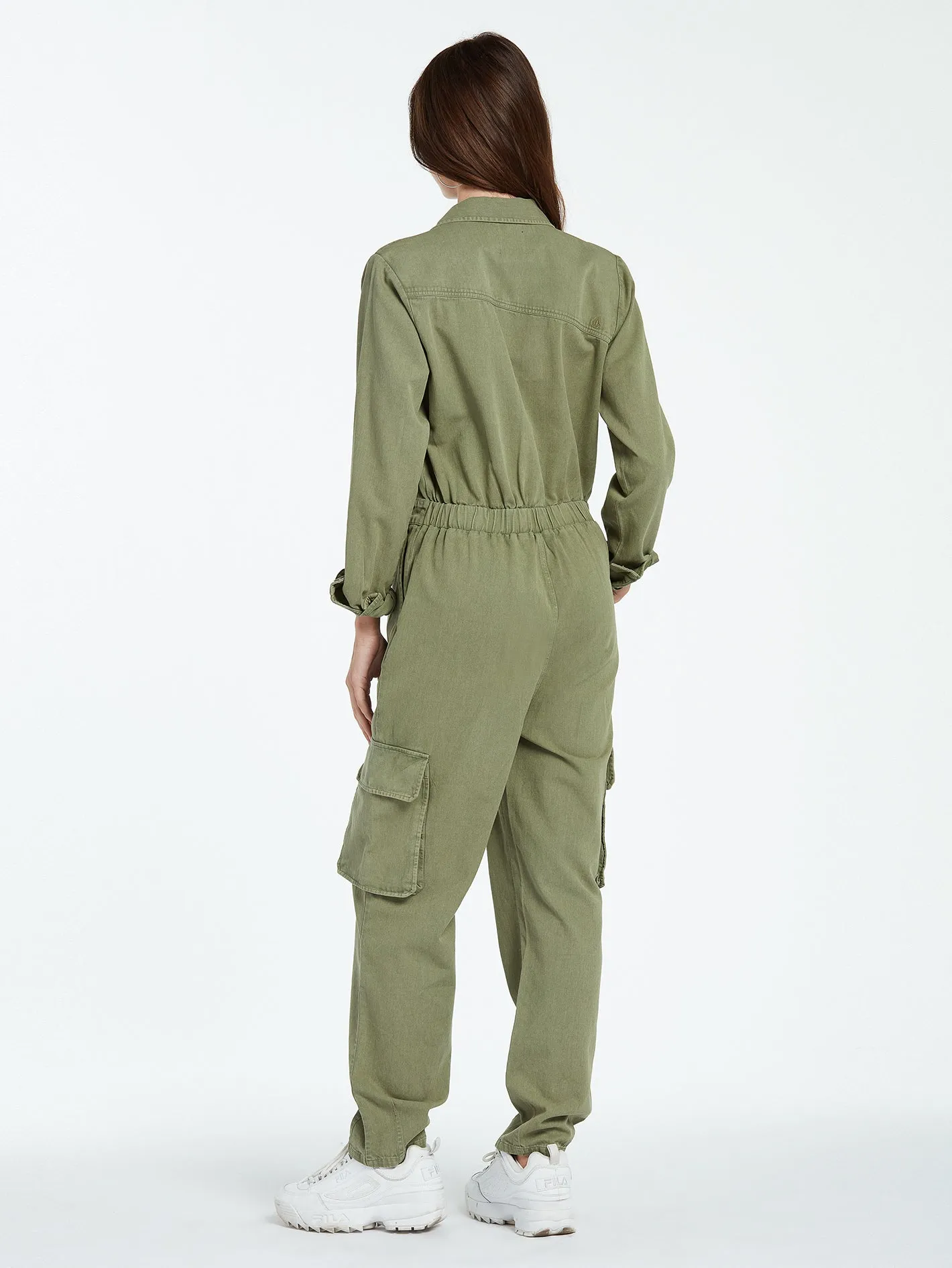 Inflight Safari Jumpsuit - Light Army