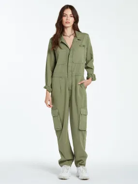 Inflight Safari Jumpsuit - Light Army