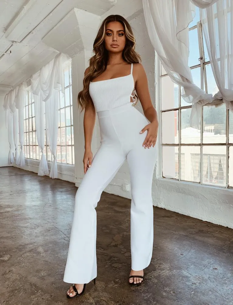 Isabella Jumpsuit - White