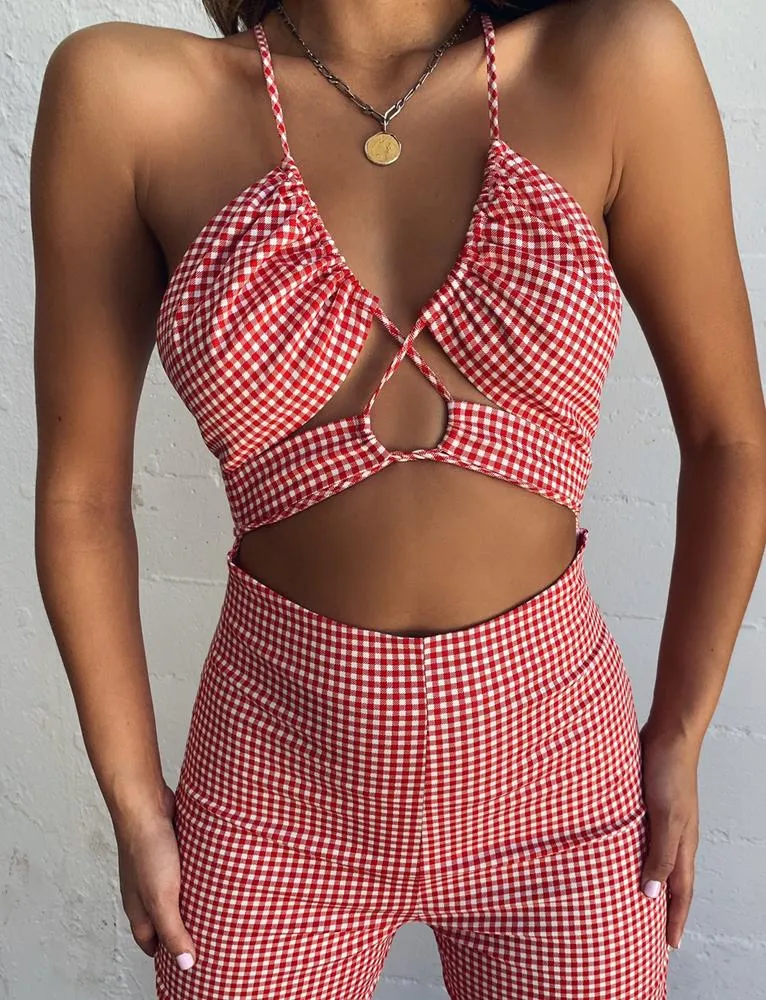 Jerrico Jumpsuit - Red