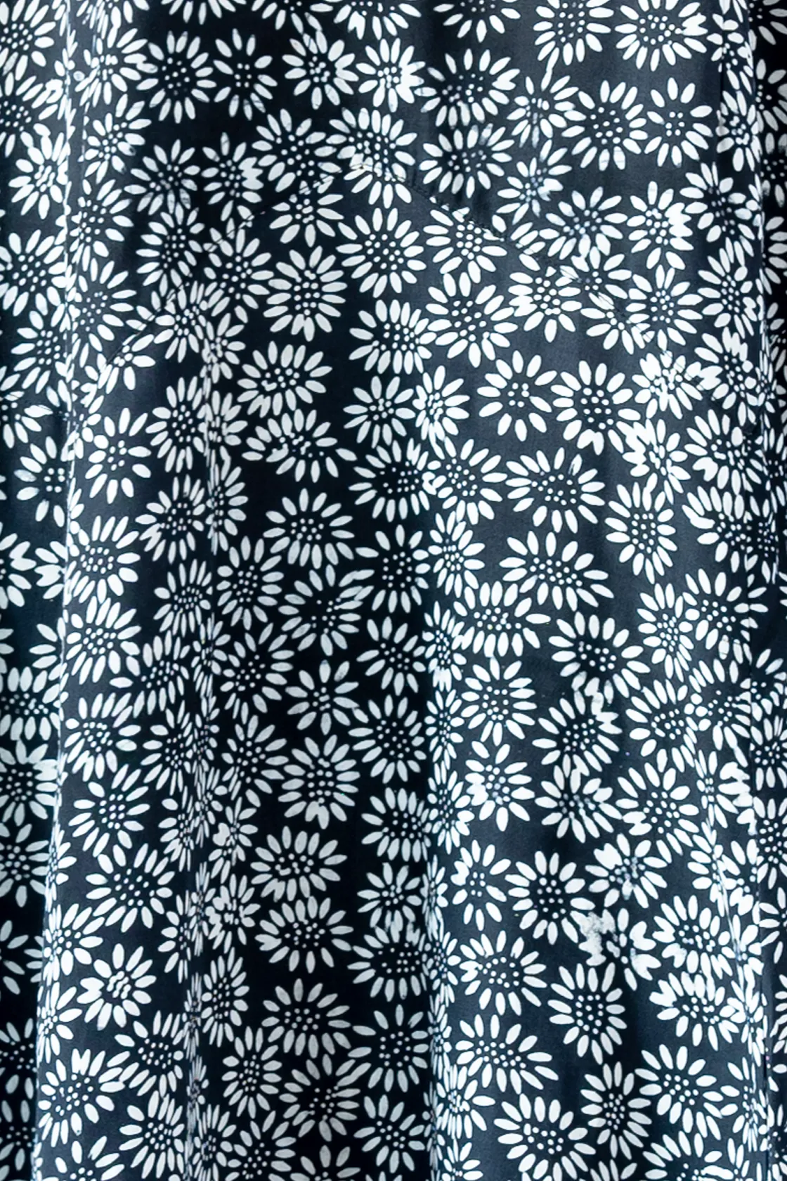 Jumpsuit in B&W Flowers Boston