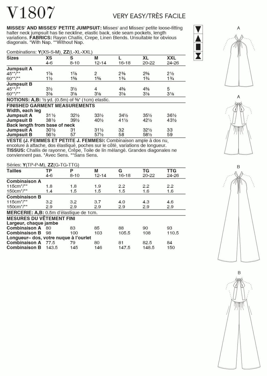 JUMPSUIT - V1807