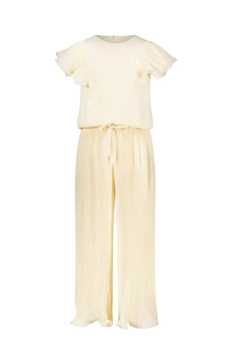 KESRA plissé jumpsuit Ivory