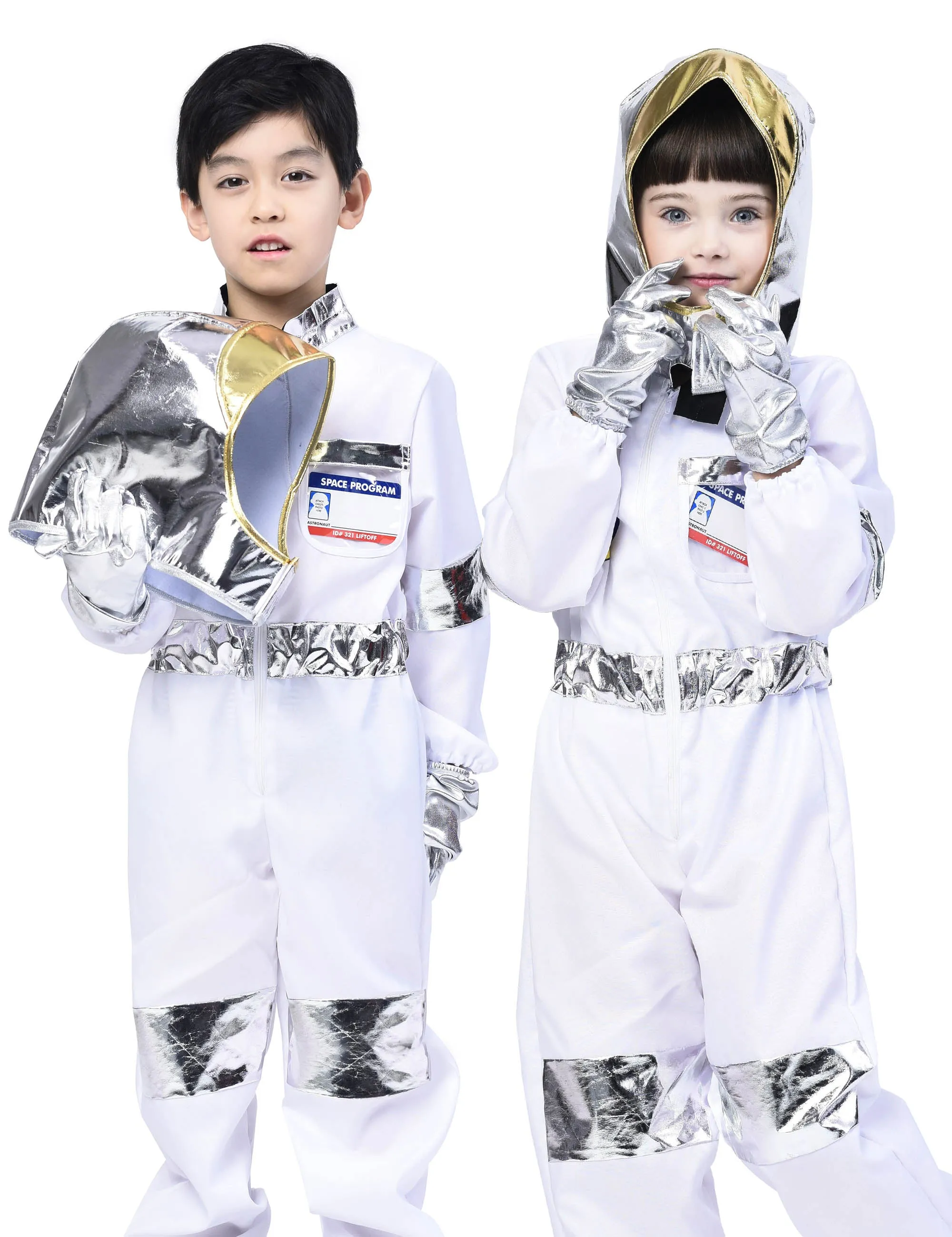 Kids Astronaut Costume with Accessories (5pcs)