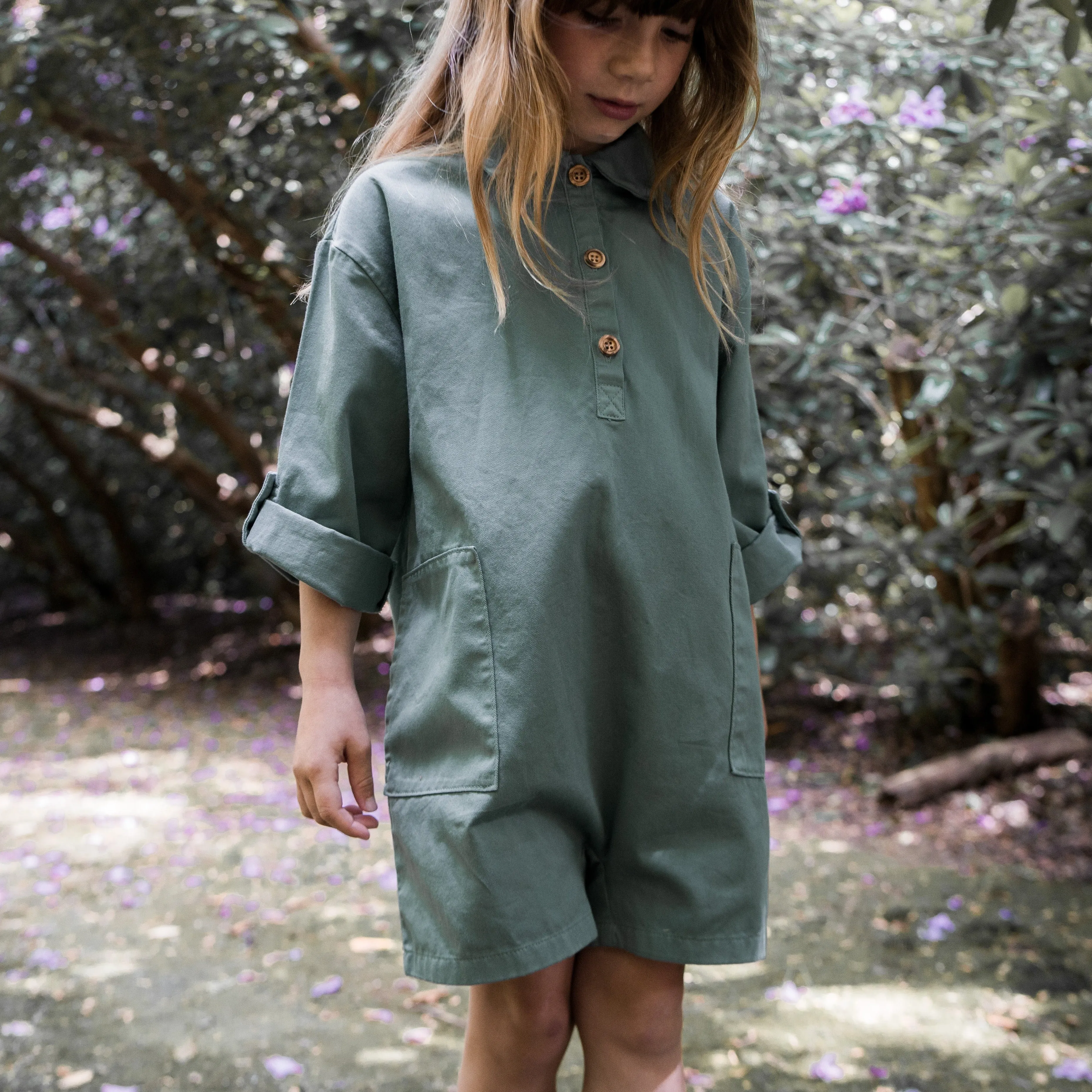 LAATSTE - Lou Lou Jumpsuit - Sea Green