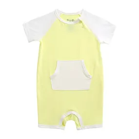Lemon Bamboo Baby Romper