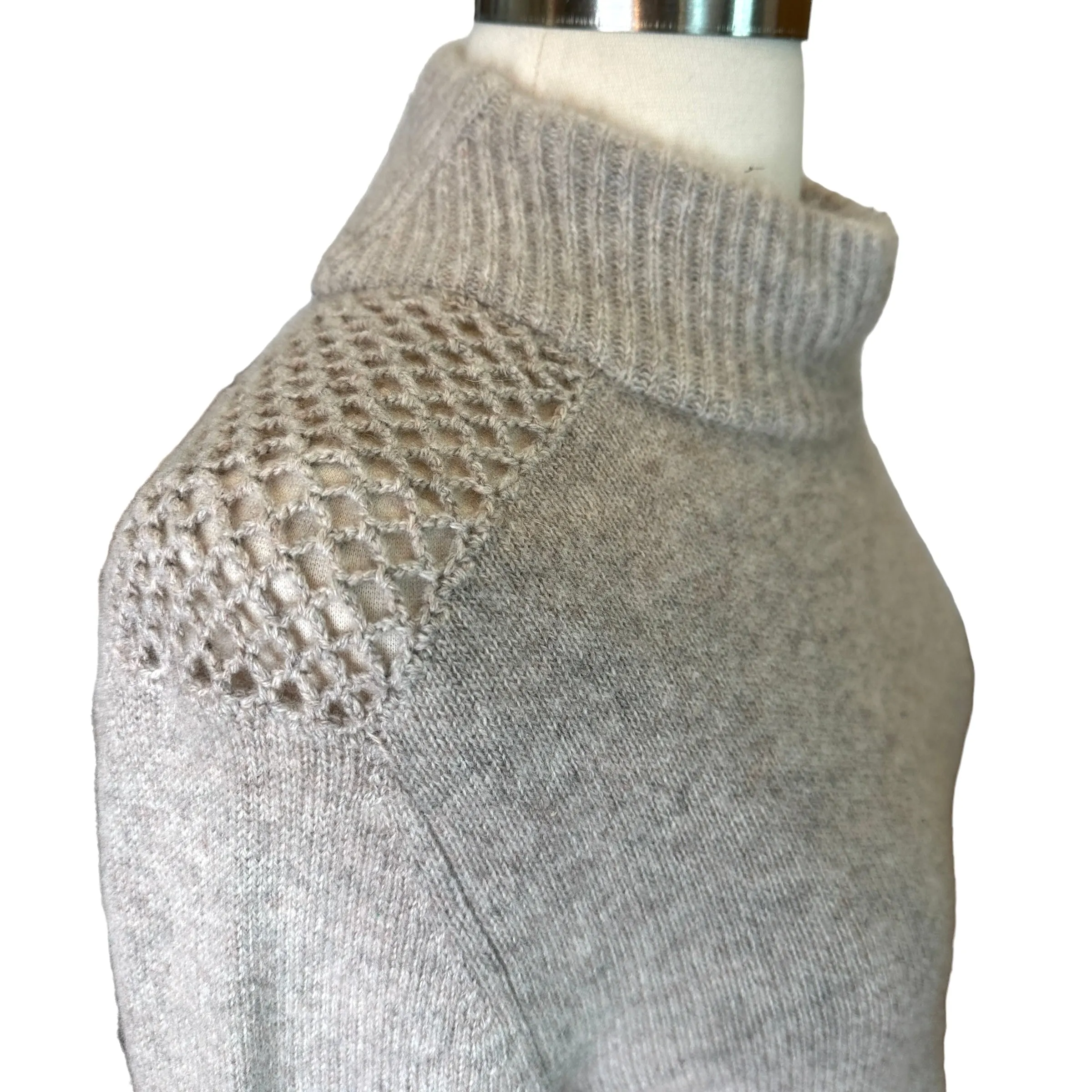 Light Grey Cashmere Sweater - XS