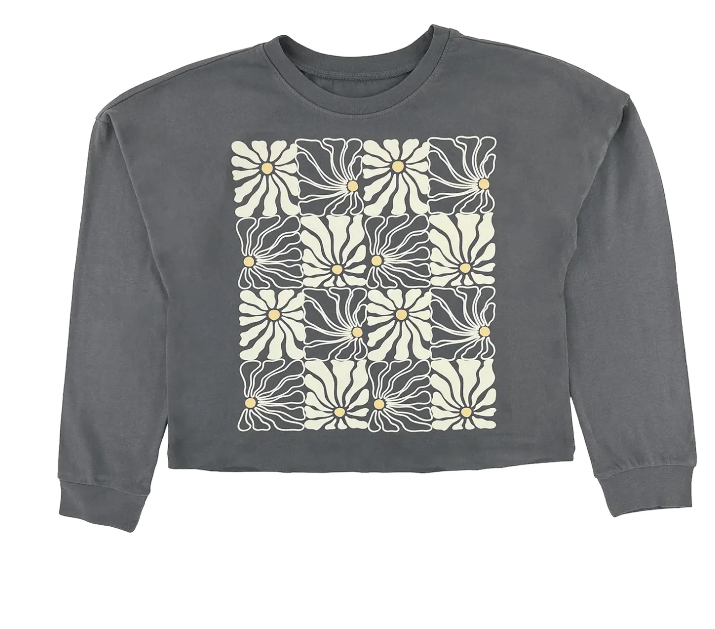 Long Sleeve Daisy Check Tee