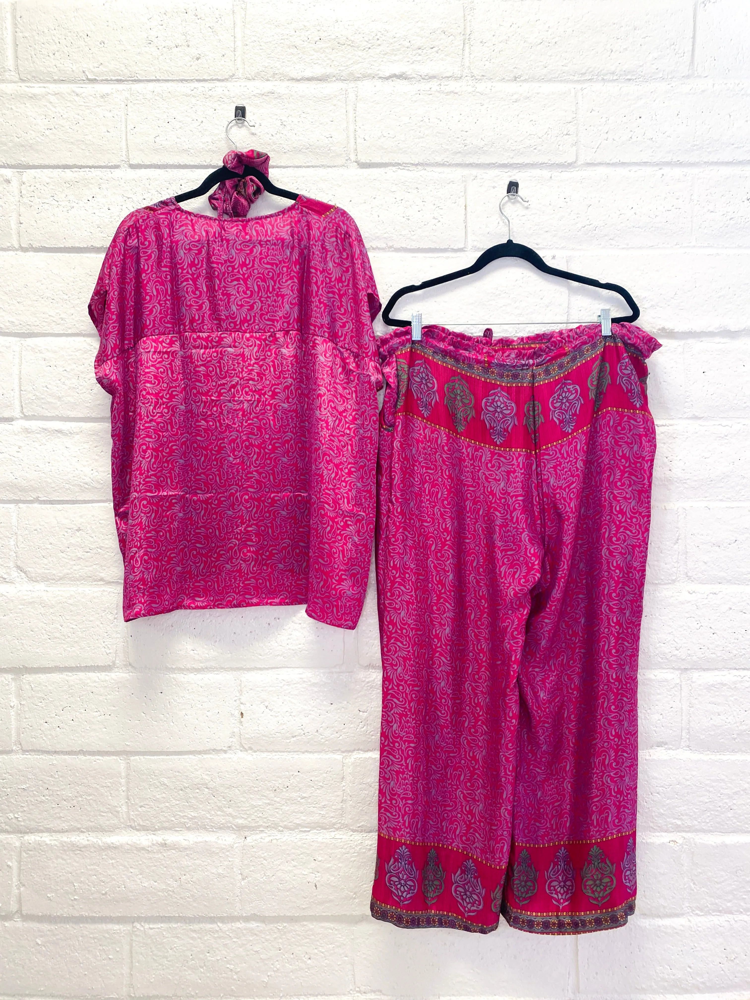 Lounge Set - M - Hot Pink