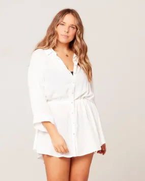 L*SPACE White Pacifica Tunic