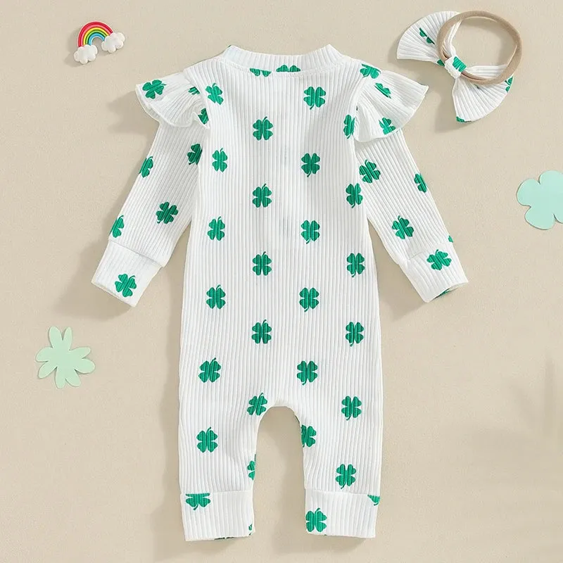 LUCKY Ribbed Jumpsuit with Headband