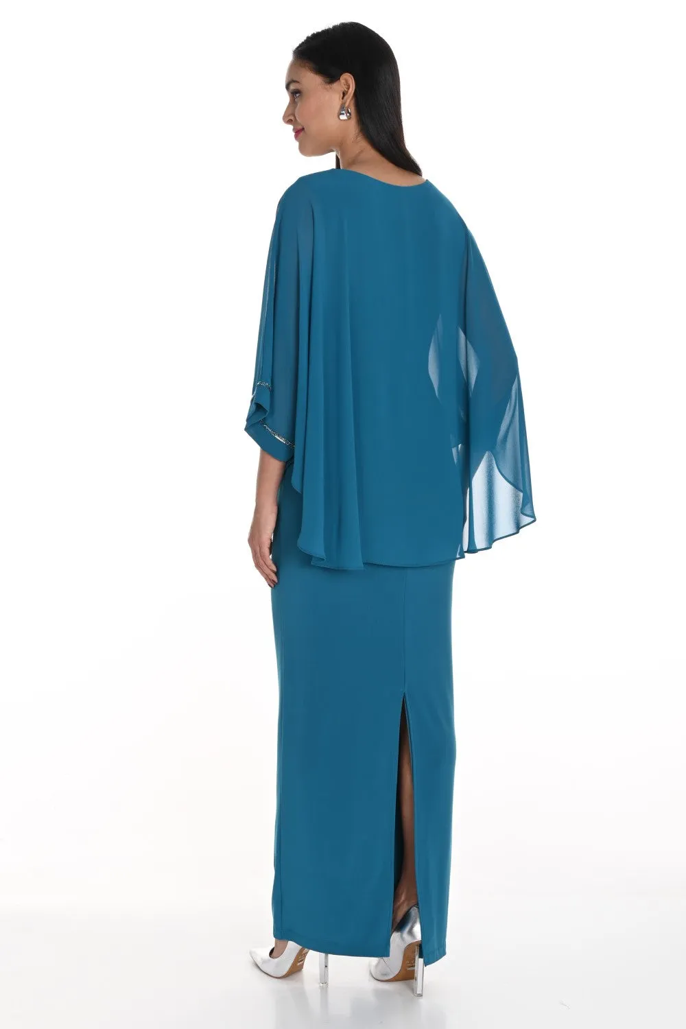 Lyman Dress 249026-TB Teal/Blue