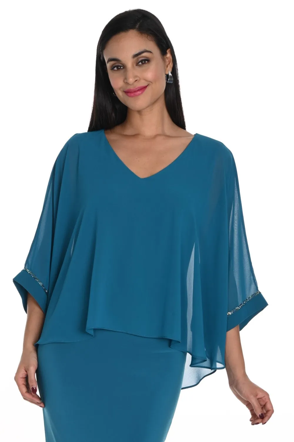 Lyman Dress 249026-TB Teal/Blue