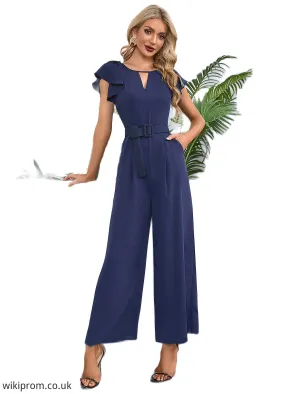 Marie Scoop Elegant Jumpsuit/Pantsuit Polyester Maxi Dresses SWKP0022417